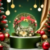 Guirnalda de navidad emulación conos de pino fuzzy decoración festiva colgante puerta basalto festivo Application Scenario